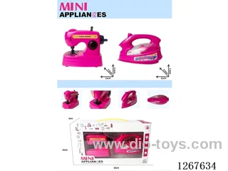 Sewing machine + iron with light