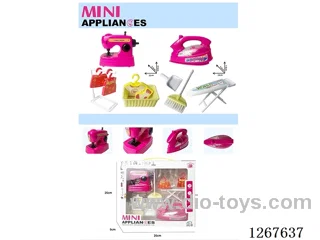 Sewing machine + iron with light