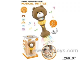 Rattle Music Stick (Requires 2*1.5V AAA batteries, not included)