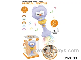 Rattle Music Stick (Requires 2*1.5V AAA batteries, not included)