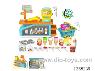 Cashier Counter Shopping Basket Lollipop Set 32PCS