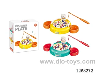 Electric Magnetic Musical Fishing Toy