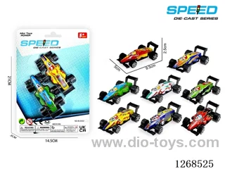 2PCS pull back tin car