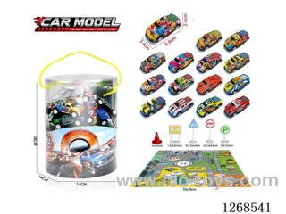 pull back tin car