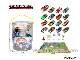 pull back tin car