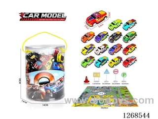 pull back tin car
