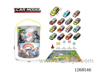 pull back tin car