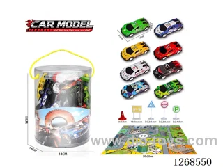 pull back tin car
