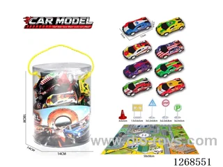 pull back tin car
