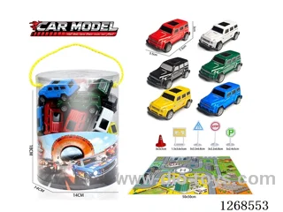 pull back tin car