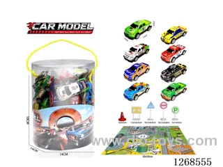 pull back tin car