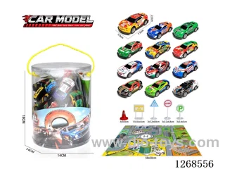 pull back tin car