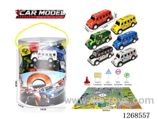 pull back tin car