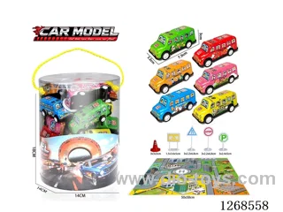pull back tin car