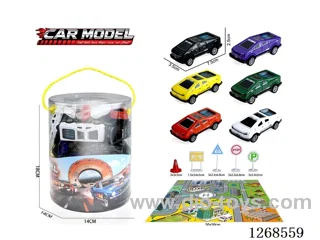 pull back tin car