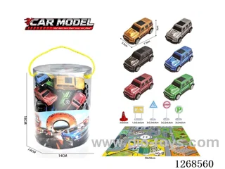 pull back tin car