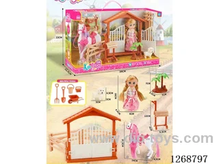 Barbie Farm Horse Outdoor Fence Set