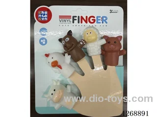 5PCS Vinyl finger puppets