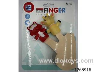 2PCS Vinyl finger puppets