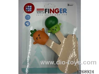 2PCS Vinyl finger puppets