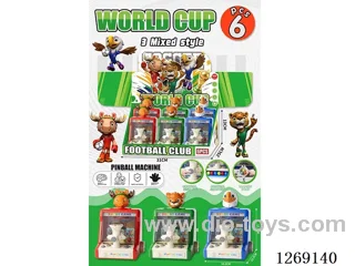 World Cup-Themed Shooting Game Machine 6PCS with Lights