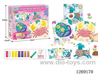 Colored clay set
