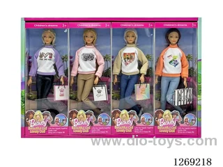 11.5 inch 11-joint Barbie 4PCS