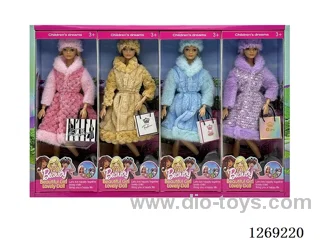 11.5 inch 11-joint Barbie 4PCS