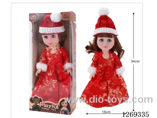 18-inch fully-vinyl female doll with four-tone IC included battery