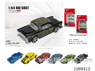 1:64 free wheel alloy car