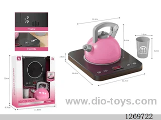 Battery-Powered Stove Set (Features: Lights and sound effects; 3 AAA batteries not included)