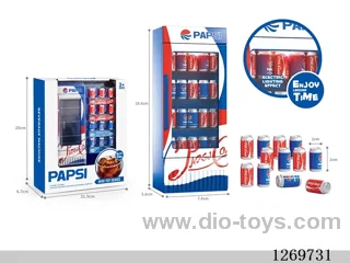 Coca-Cola Beverage Cooler & Fridge Set (Features: Lights; 3 AG10 batteries included)