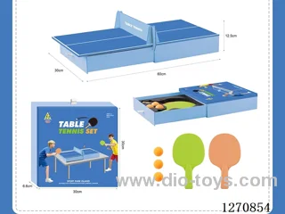 Mini Folding Ping Pong Table Set