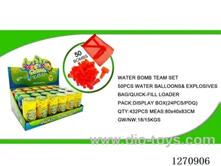50 Water Balloons + Carry Bag -- 24 Tubes