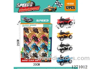 12PCS pull back car