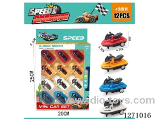 12PCS pull back car
