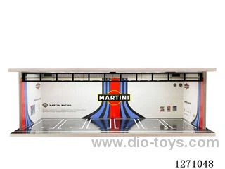 1:64 Light-up Garage/Parking Lot Alloy Car Storage Display Rack (with Acrylic Dust-proof Door)