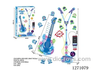 Guitar with Dual Microphone Combo
