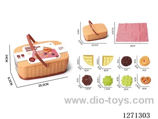 Cookie Picnic Storage Basket (10-Piece Set)