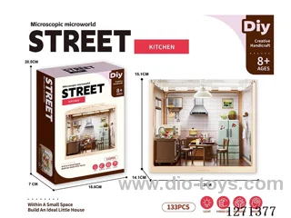 Micro Play House Kitchen Set (Flat Ceiling with Lights)