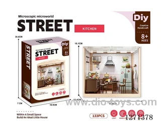 Micro Play House Kitchen Set (Flat Ceiling without Lights)