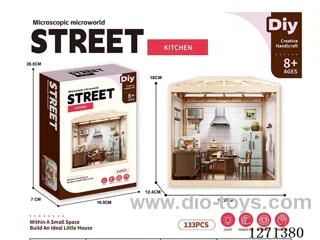 Micro Play House Kitchen Set (Decorative Ceiling without Lights)