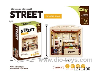 Micro Play House Dessert Set (Shaped Roof, No Lights)