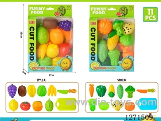 fruit cutting set 11PCS 2 styles mixed