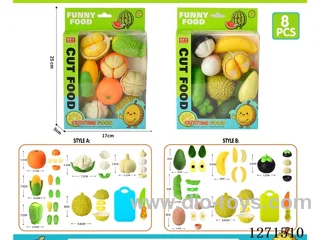 Peeled fruit 8PCS 2 styles mixed