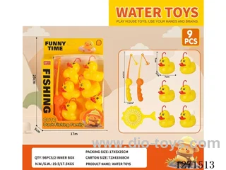 fishing toys 9PCS 2 colors mixed