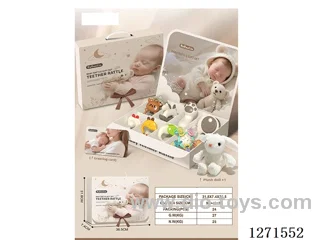 10PCS Baby Rattle Set (Boilable) +Plush toy