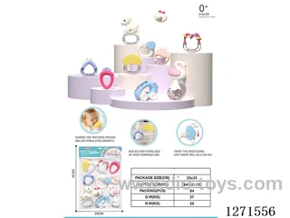 10PCS Baby Rattle Set (Boilable)