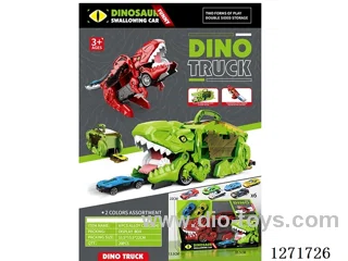Dinosaur Devourer Track Storage Car (includes 6 Free Wheel Alloy Cars)