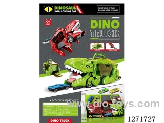Dinosaur Devourer Track Storage Car (includes 2 Free Wheel Alloy Cars)